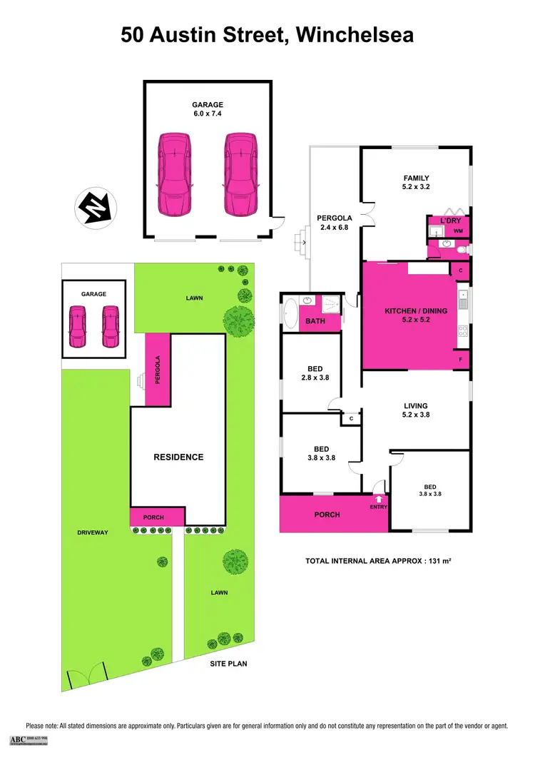Floorplan of Homely house listing, 50 Austin Street, Winchelsea VIC 3241