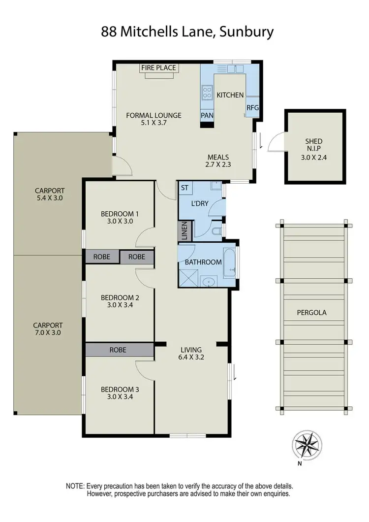 Floorplan of Homely house listing, 88 Mitchells Lane, Sunbury VIC 3429