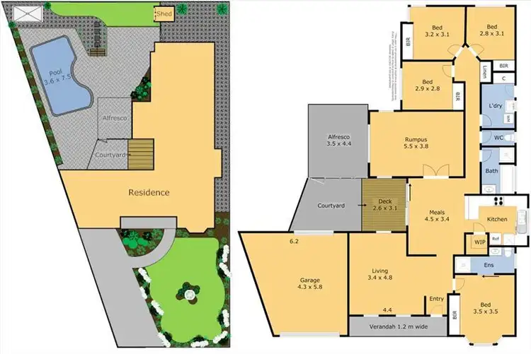 Floorplan of Homely house listing, 12 Woodvale Court, Bell Park VIC 3215