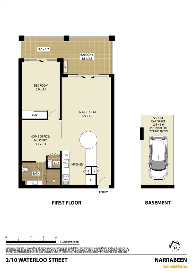 Floorplan of Homely unit listing, 2/10 Waterloo Street, Narrabeen NSW 2101