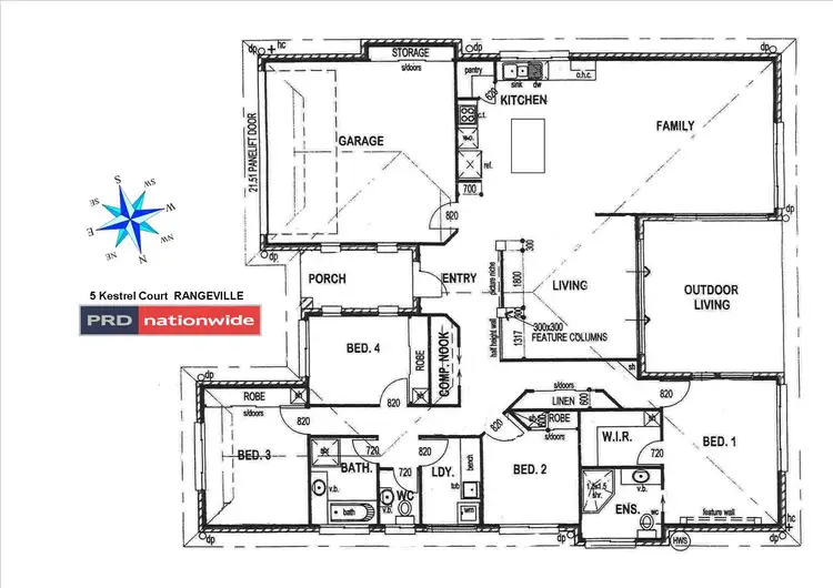 Floorplan of Homely house listing, 5 Kestrel Crt, Rangeville QLD 4350