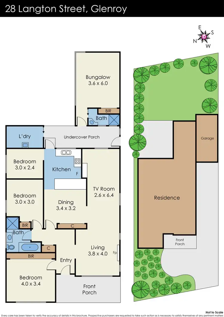 Floorplan of Homely house listing, 28 Langton Street, Glenroy VIC 3046