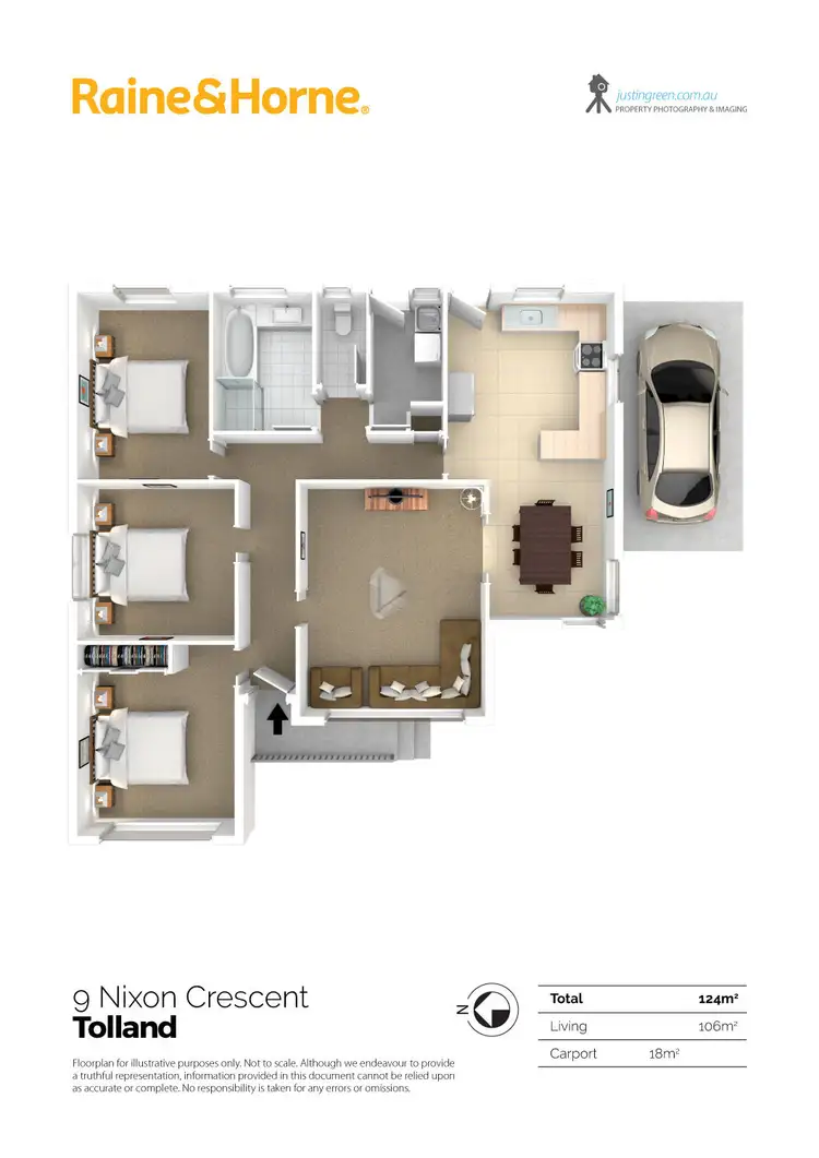 Floorplan of Homely house listing, 9 Nixon Crescent, Tolland NSW 2650