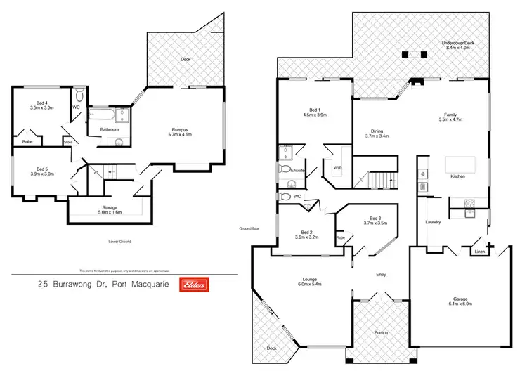Floorplan of Homely house listing, 25 Burrawong Drive, Port Macquarie NSW 2444