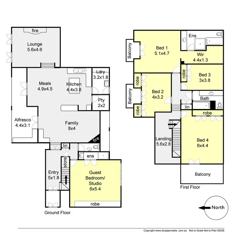 Floorplan of Homely house listing, 14 George Street, Cottesloe WA 6011