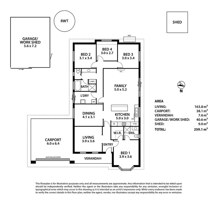 Floorplan of Homely house listing, 7 Logan Court, Strathalbyn SA 5255
