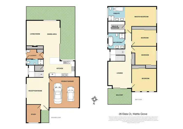 Floorplan of Homely house listing, 26 Elata Court, Wattle Grove NSW 2173