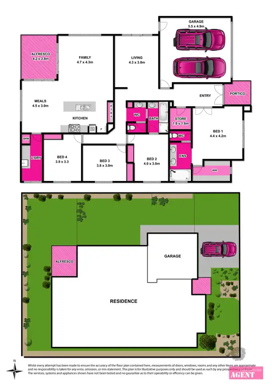 Floorplan of Homely house listing, 52 Curtain Drive, Leopold VIC 3224