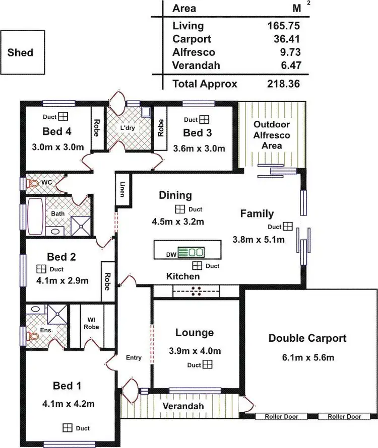 Floorplan of Homely house listing, 3 Hogben Avenue, Reid SA 5118