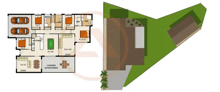Floorplan of Homely house listing, 8 Moonlight Place, Jimboomba QLD 4280