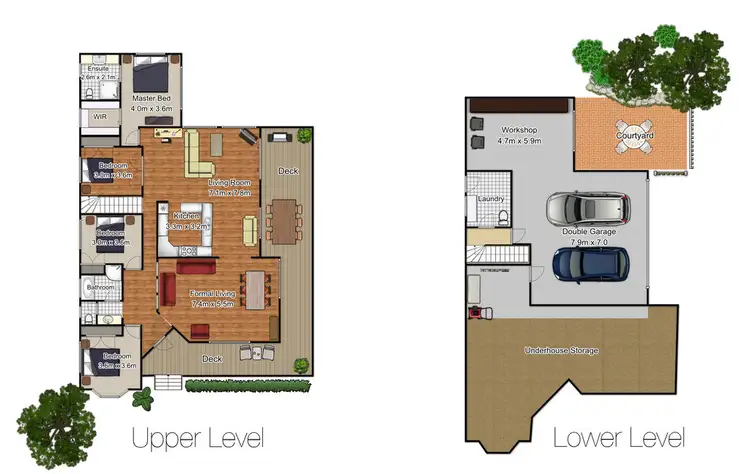 Floorplan of Homely house listing, 3 Merino Place, Terranora NSW 2486