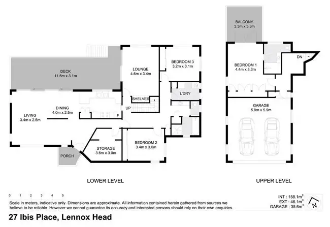 Floorplan of Homely house listing, 27 IBIS PLACE, Lennox Head NSW 2478