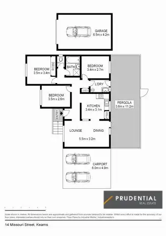 Floorplan of Homely house listing, 14 Missouri Street, Kearns NSW 2558