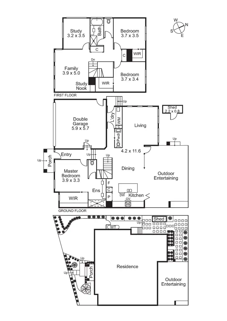 Floorplan of Homely house listing, 25 Weber Drive, Mornington VIC 3931
