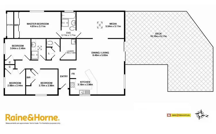 Floorplan of Homely house listing, 10 Manning Avenue, Narrawallee NSW 2539