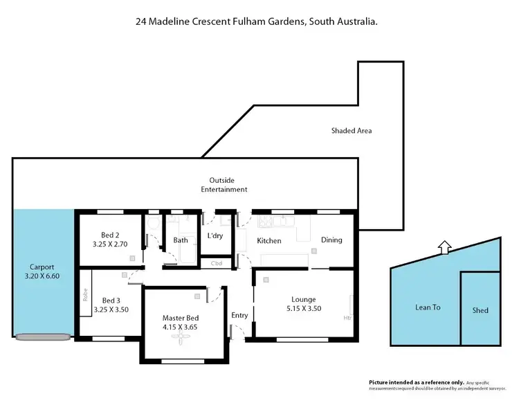 Floorplan of Homely house listing, 24 Madeline Crescent, Fulham Gardens SA 5024