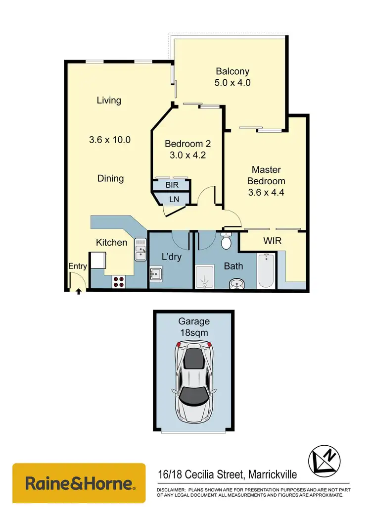Floorplan of Homely apartment listing, 16/18 Cecilia Street, Marrickville NSW 2204