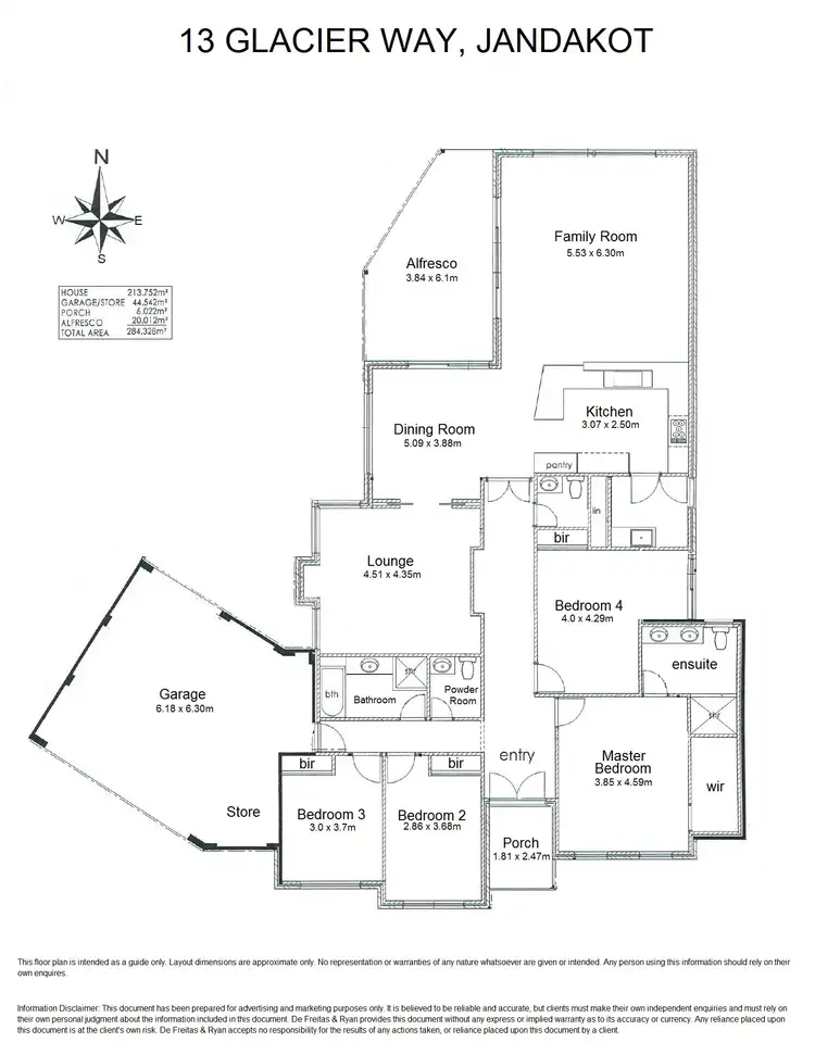 Floorplan of Homely house listing, 13 Glacier Way, Jandakot WA 6164
