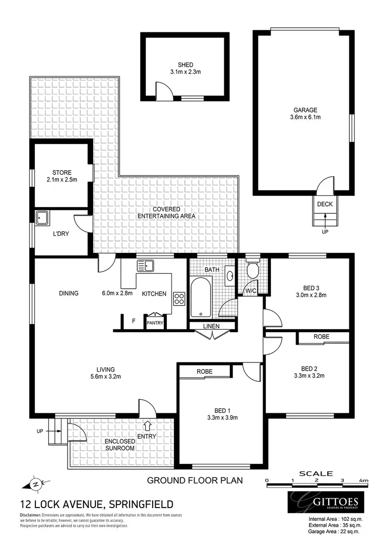 Floorplan of Homely house listing, 12 Lock Avenue, Springfield NSW 2250