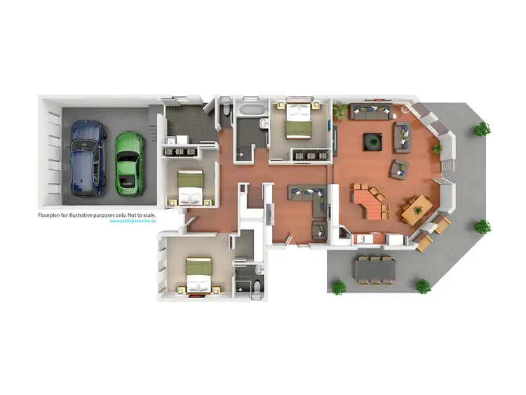 Floorplan of Homely house listing, 6 Merong Place, Bourkelands NSW 2650