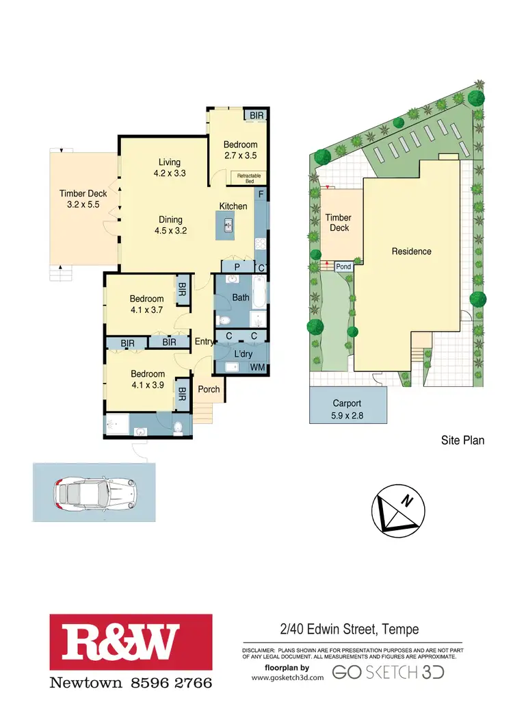 Floorplan of Homely house listing, 2/40 Edwin Street, Tempe NSW 2044