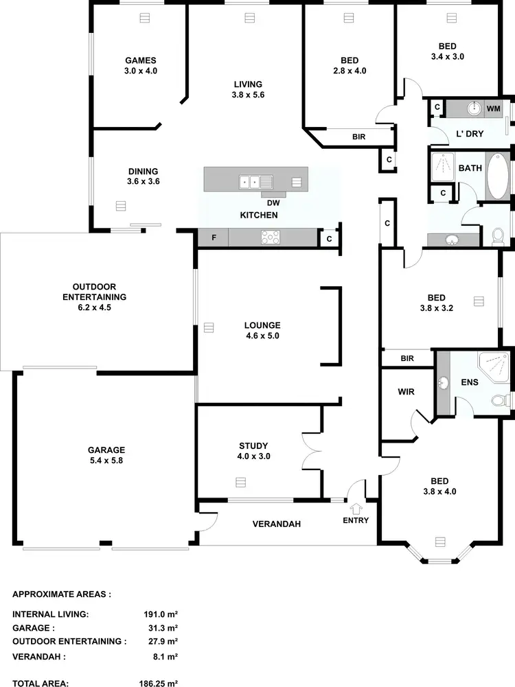 Floorplan of Homely house listing, 11 Kent Place, Craigmore SA 5114