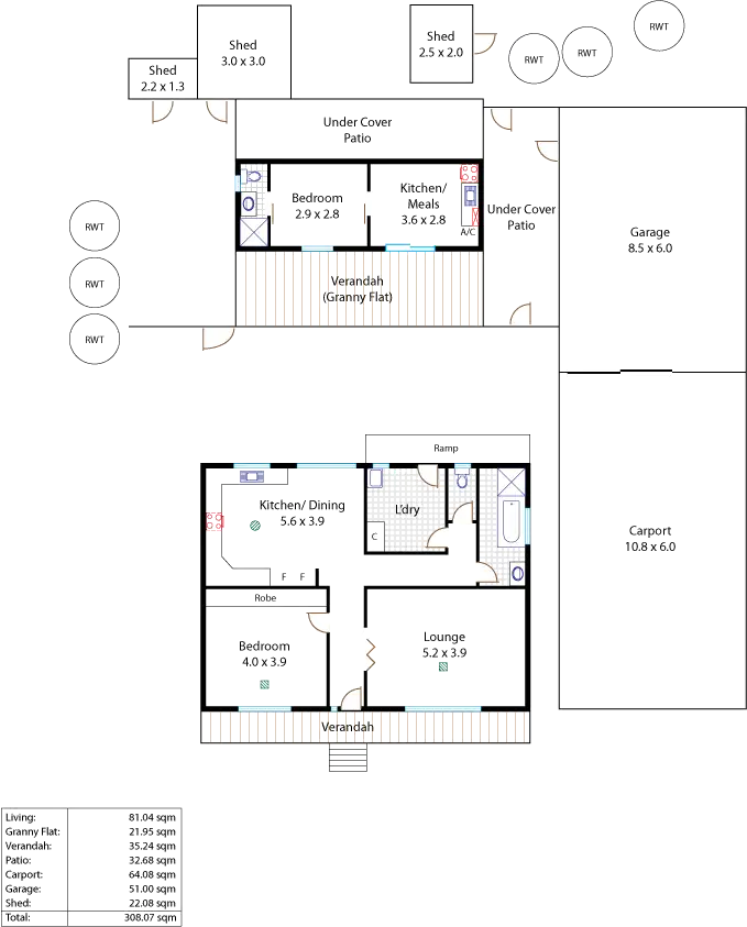 Floorplan of Homely house listing, 16 Teal Crescent, Thompson Beach SA 5501