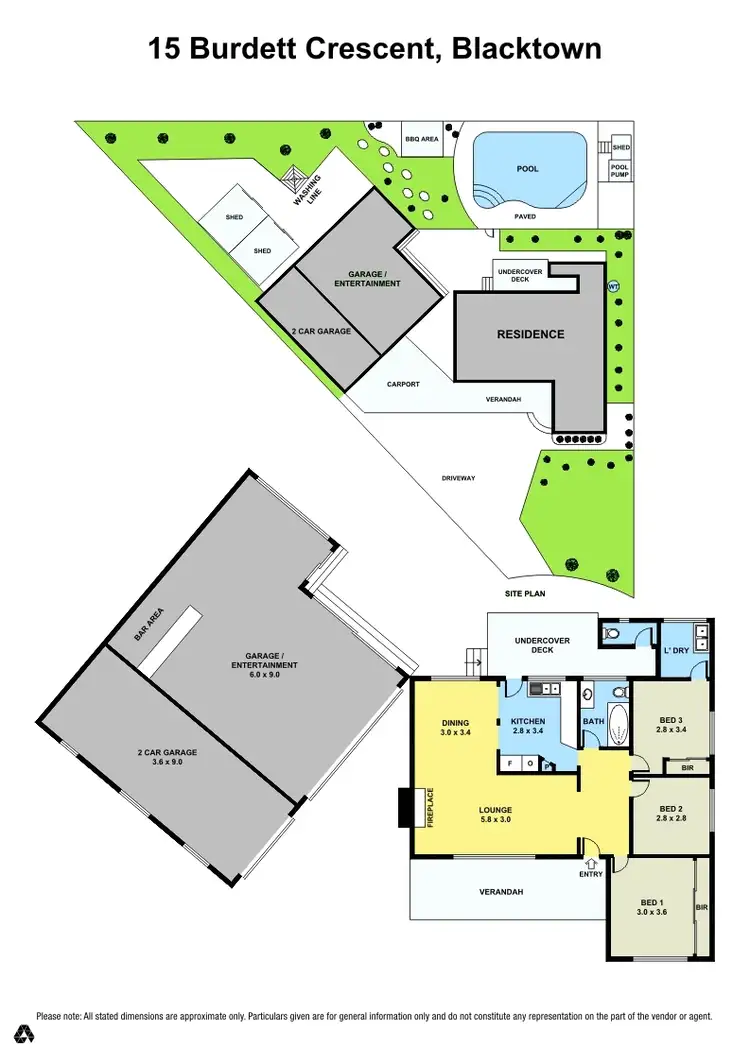 Floorplan of Homely house listing, 15 Burdett Crescent, Blacktown NSW 2148