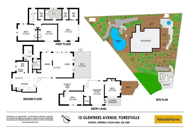 Floorplan of Homely house listing, 10 Glentrees Avenue, Forestville NSW 2087