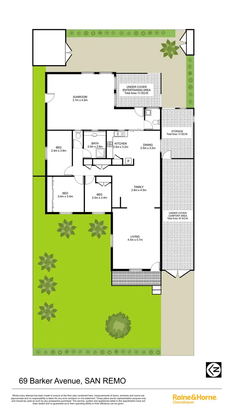 Floorplan of Homely house listing, 69 Barker Avenue, San Remo NSW 2262