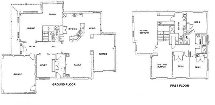 Floorplan of Homely house listing, 3 Greenhaven Court, Rowville VIC 3178