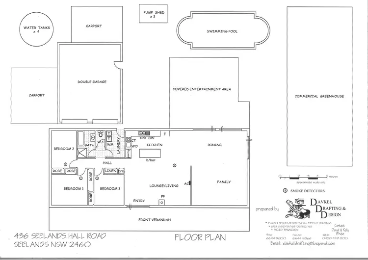 Floorplan of Homely house listing, 436 SEELANDS HALL ROAD, Seelands NSW 2460