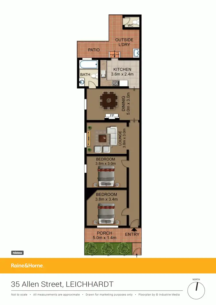 Floorplan of Homely house listing, 35 Allen Street, Leichhardt NSW 2040