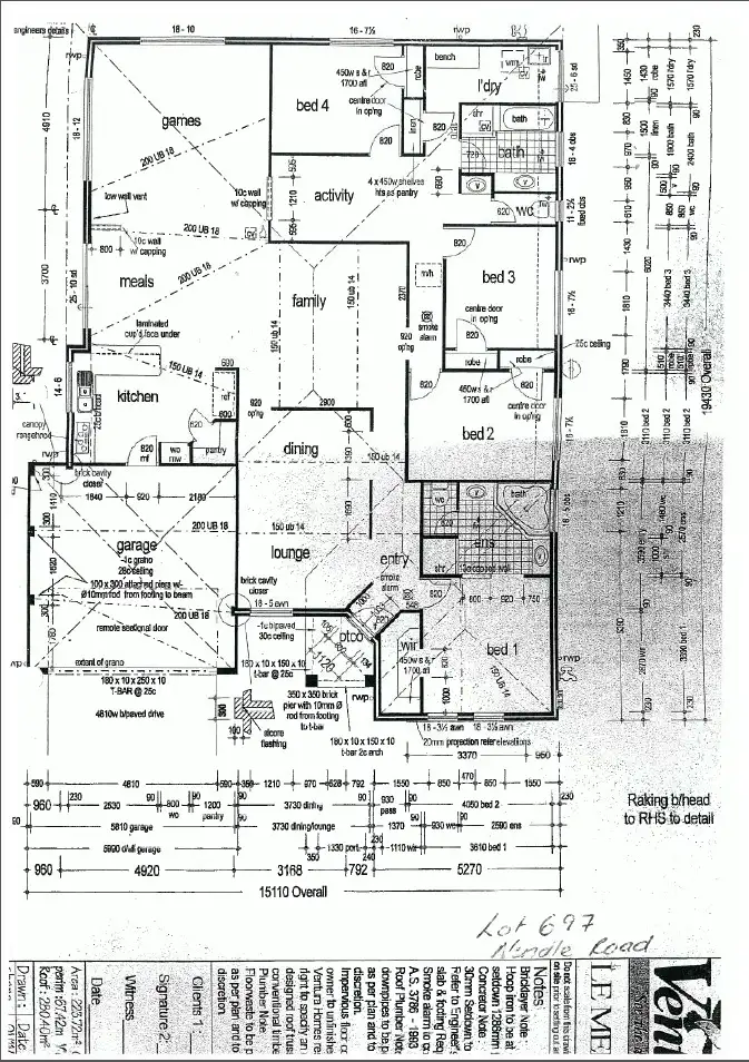 Floorplan of Homely house listing, 5 Nundle Road, Baldivis WA 6171