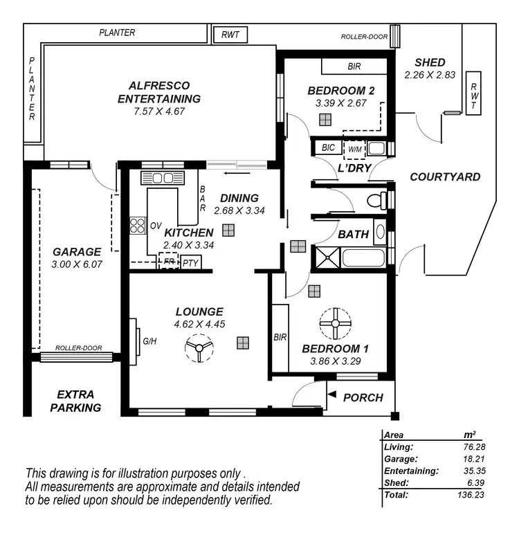 Floorplan of Homely unit listing, 2/612 CROSS ROAD, South Plympton SA 5038