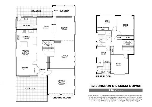 Floorplan of Homely house listing, 82 Johnson Street, Kiama Downs NSW 2533