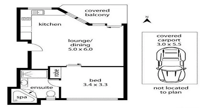 Floorplan of Homely apartment listing, 6, 243 Weyba Road, Noosaville QLD 4566