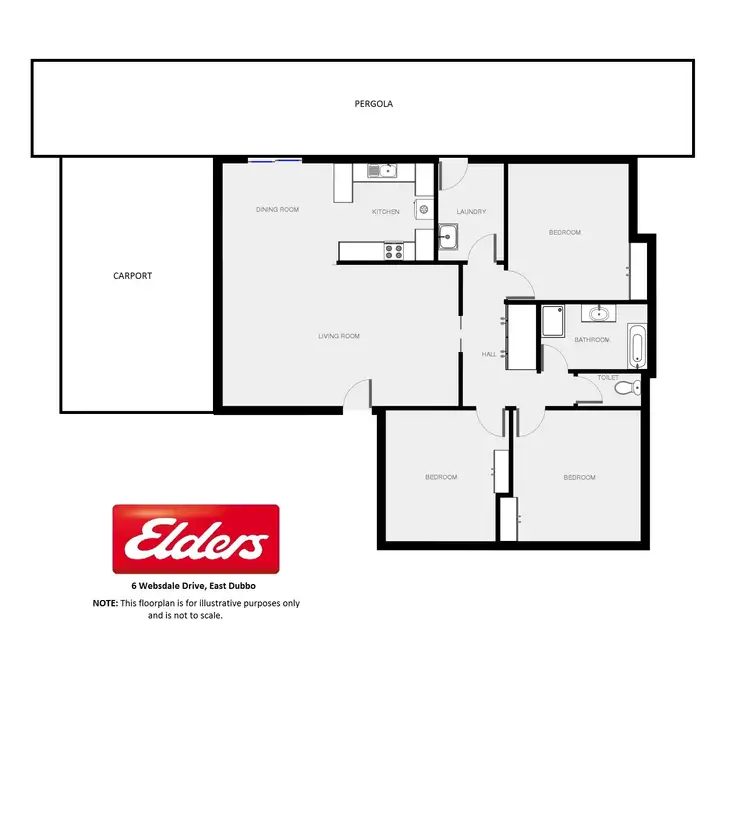Floorplan of Homely house listing, 6 Websdale Drive, Dubbo NSW 2830