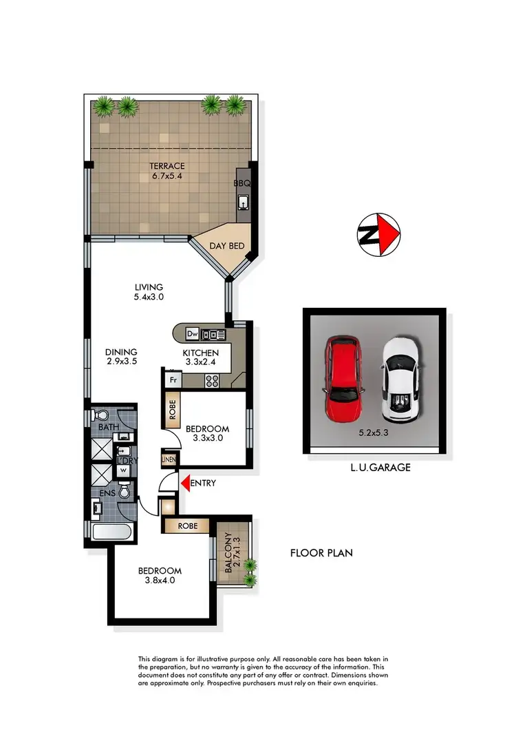 Floorplan of Homely apartment listing, 4/8 Wairoa Avenue, North Bondi NSW 2026