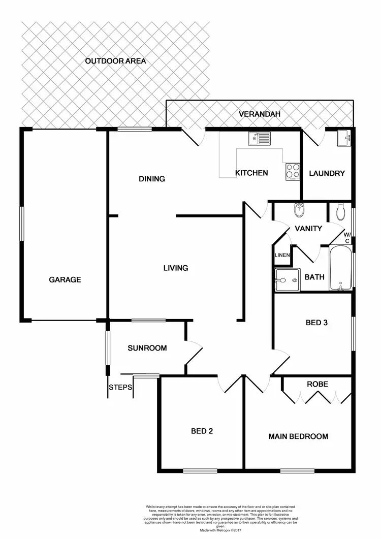 Floorplan of Homely house listing, 25 Endeavour Street, Rutherford NSW 2320