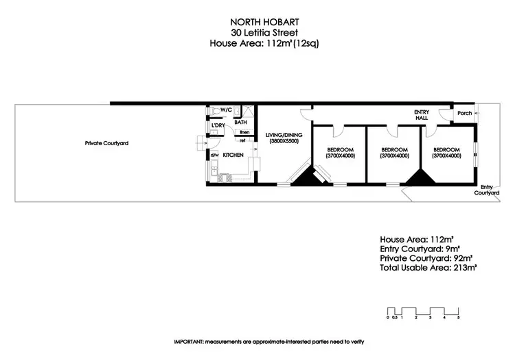 Floorplan of Homely house listing, 30 Letitia Street, North Hobart TAS 7000