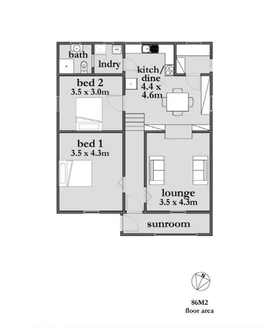Floorplan of Homely house listing, 15 French Street, Launceston TAS 7250