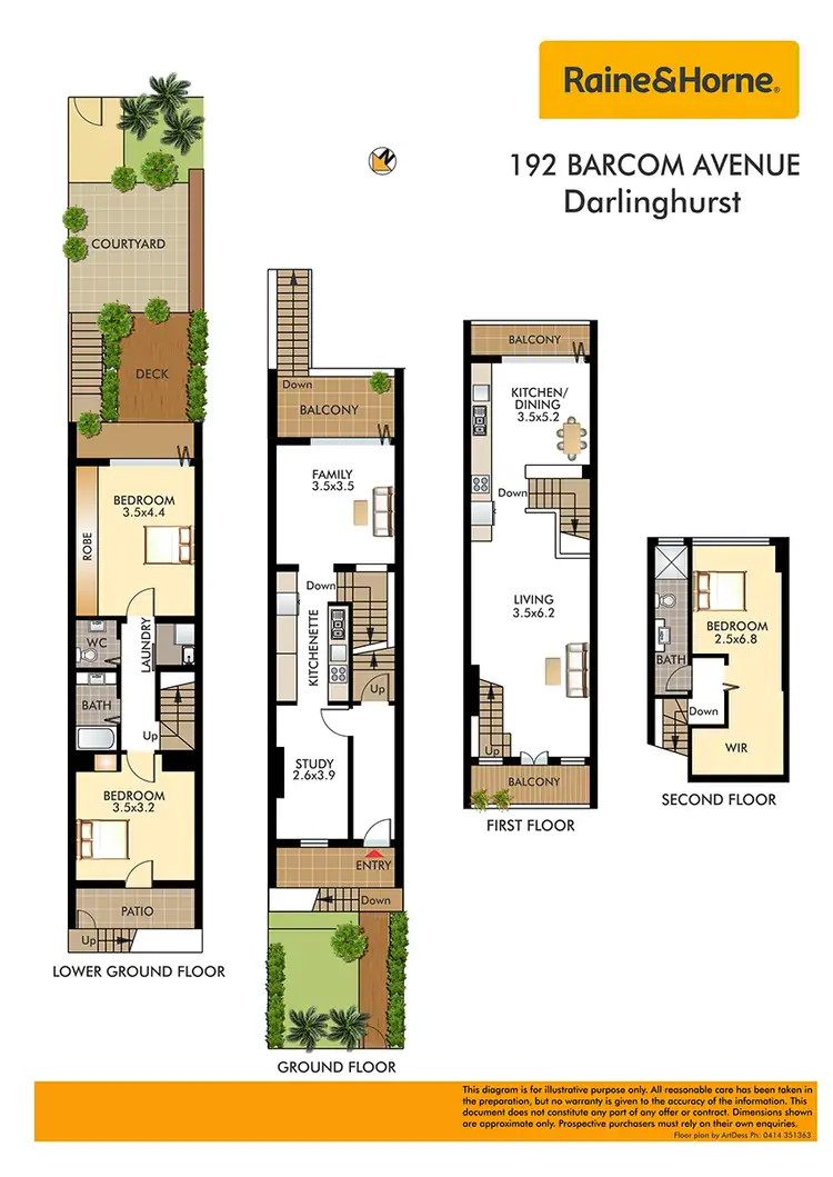 Floorplan of Homely house listing, 192 Barcom Avenue, Darlinghurst NSW 2010