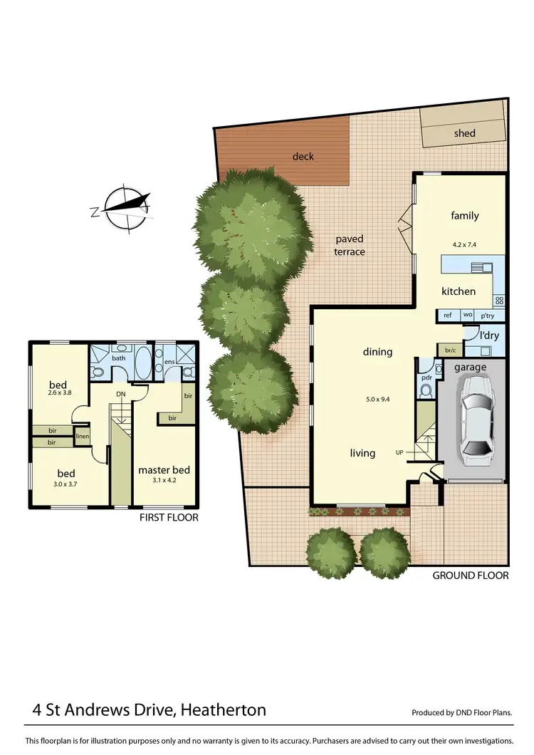 Floorplan of Homely house listing, 4 St Andrews Drive, Heatherton VIC 3202