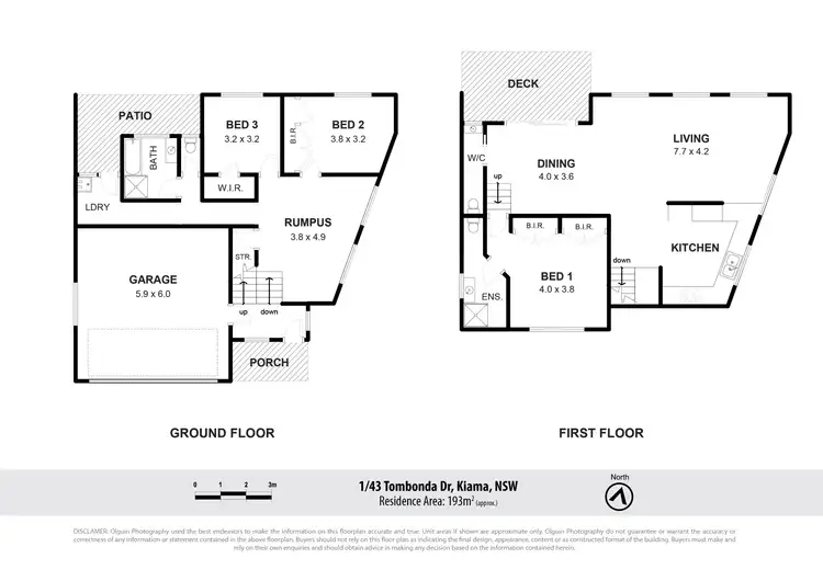 Floorplan of Homely semi-detached listing, 1/43 Tombonda Drive, Kiama NSW 2533