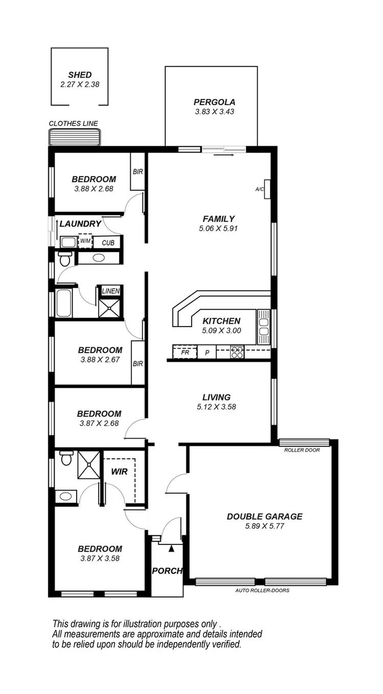 Floorplan of Homely house listing, 42 Barracoota Crescent, Aldinga Beach SA 5173