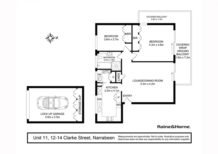 Floorplan of Homely apartment listing, 11/12-14 Clarke Street, Narrabeen NSW 2101