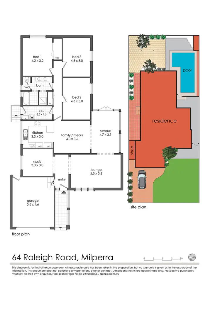 Floorplan of Homely house listing, 64 Raleigh Road, Milperra NSW 2214
