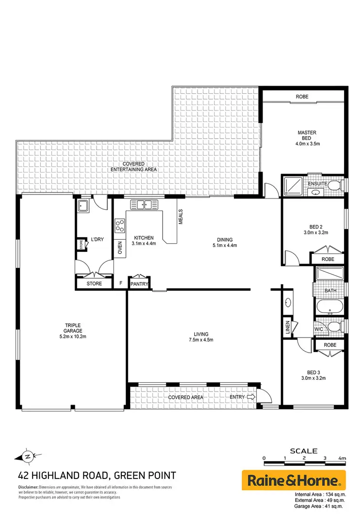 Floorplan of Homely house listing, 42 Highland Road, Green Point NSW 2251