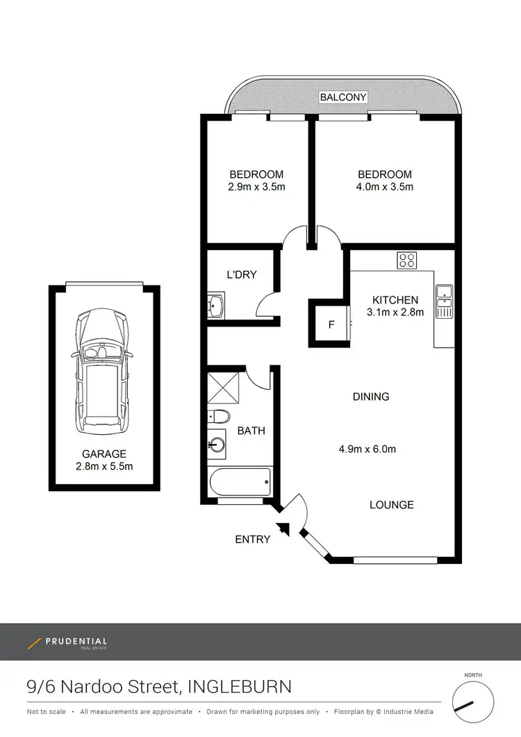 Floorplan of Homely unit listing, 9/4-6 Nardoo Street, Ingleburn NSW 2565